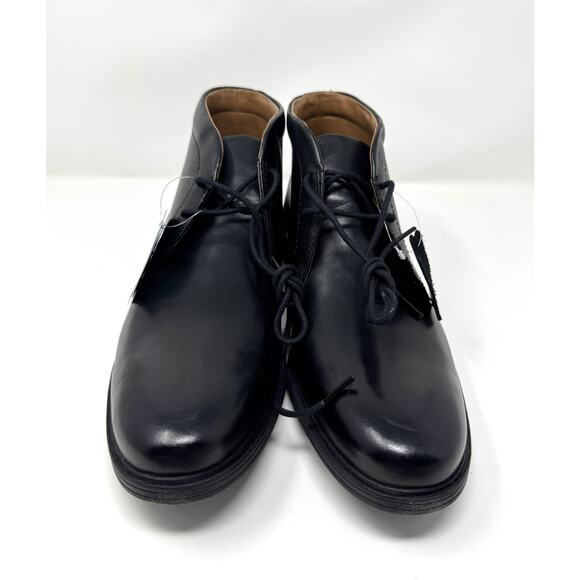 Clarks Men's Whiddon Mid Chukka Boot, Black Leather, Size 11.5 - Picture 2 of 7